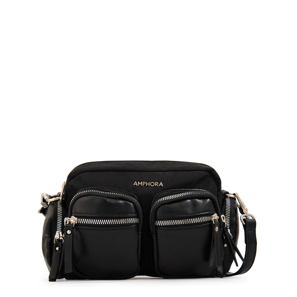 Cartera bandolera constanza mediana negro