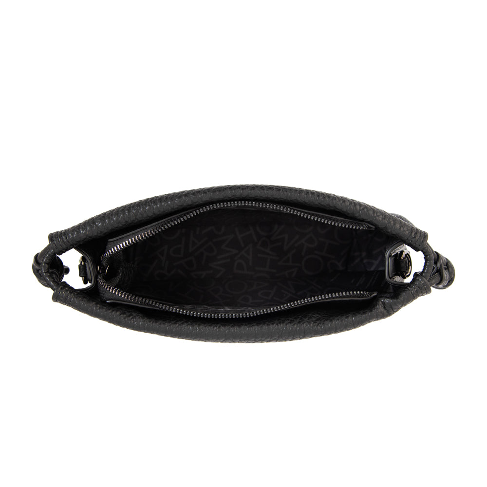 Cartera bandolera clarissa mediana negro