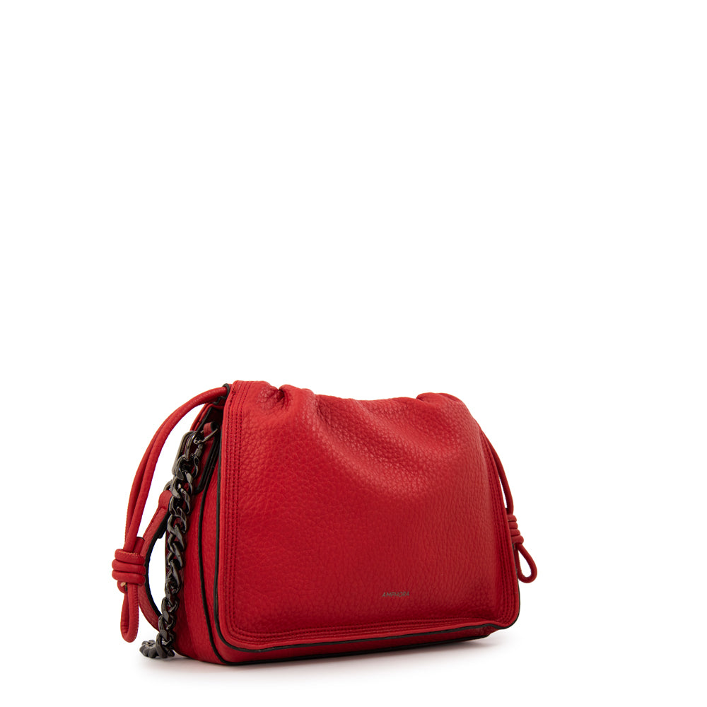 Cartera bandolera clarissa mediana rojo