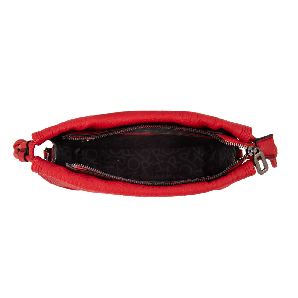 Cartera bandolera clarissa mediana rojo