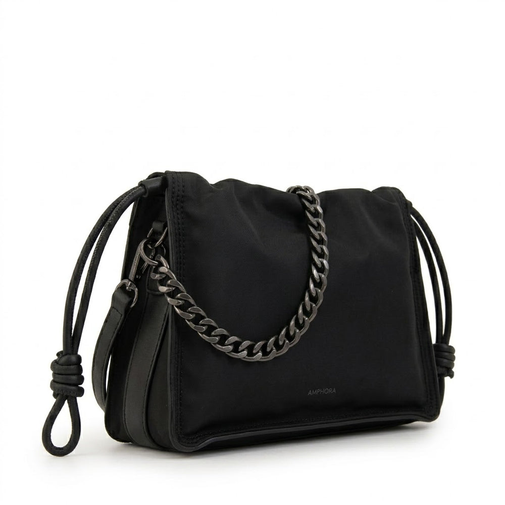 Cartera bandolera clarissa mediana negro