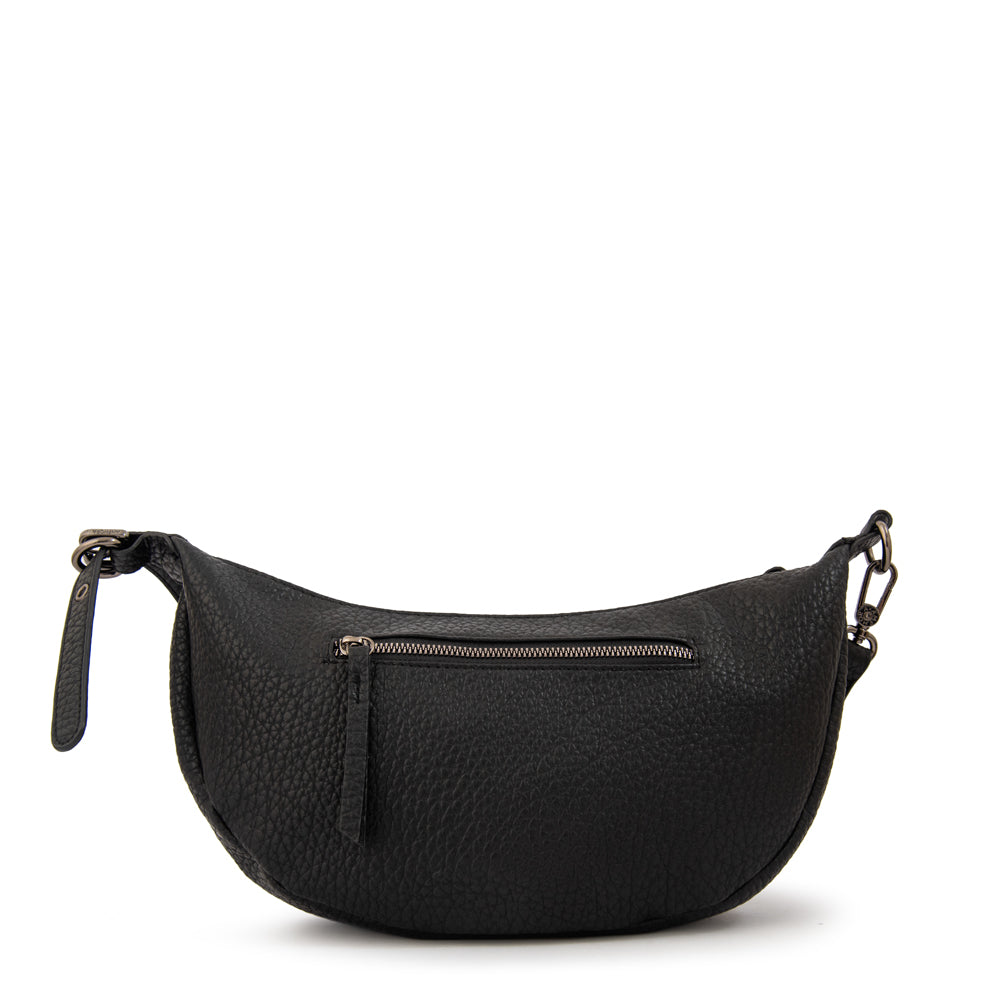Cartera corte oval taisha mediana negro