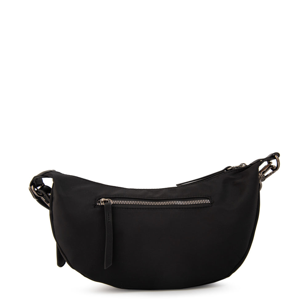 Cartera corte oval taisha mediana negro
