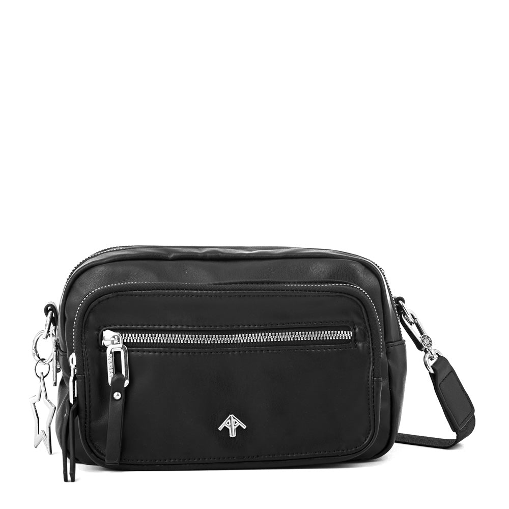 Cartera bandolera liliana mediana negro
