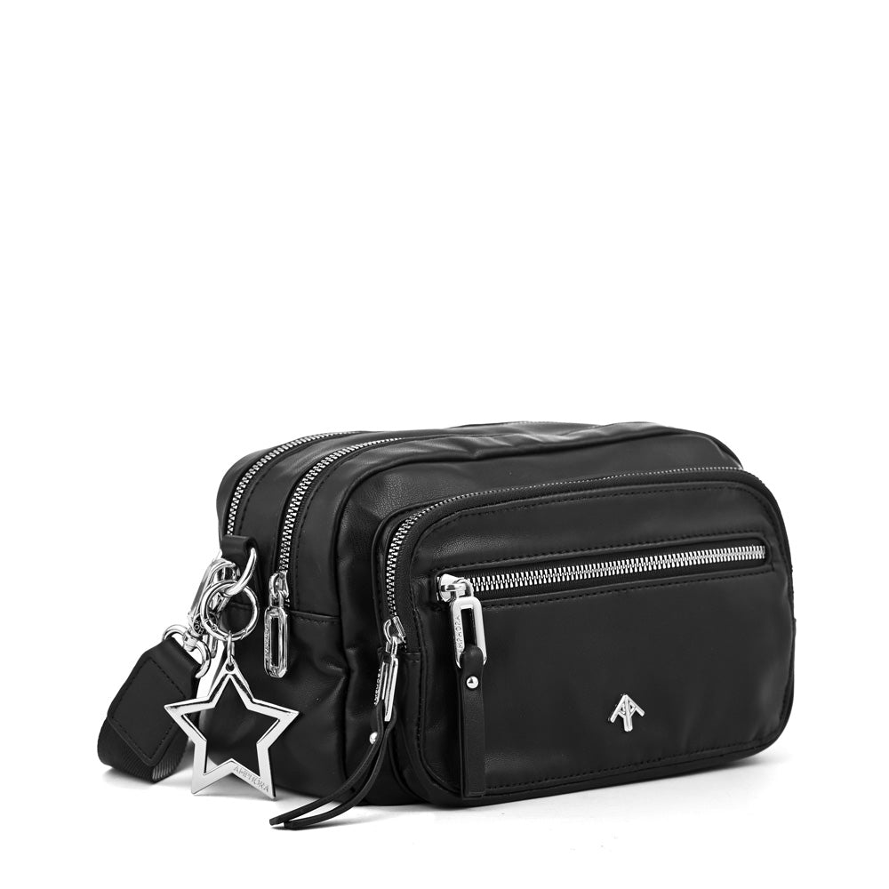 Cartera bandolera liliana mediana negro