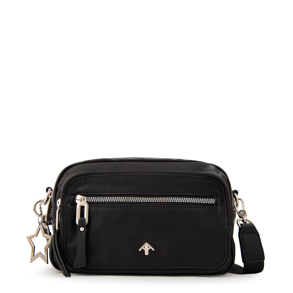 Cartera bandolera liliana mediana negro