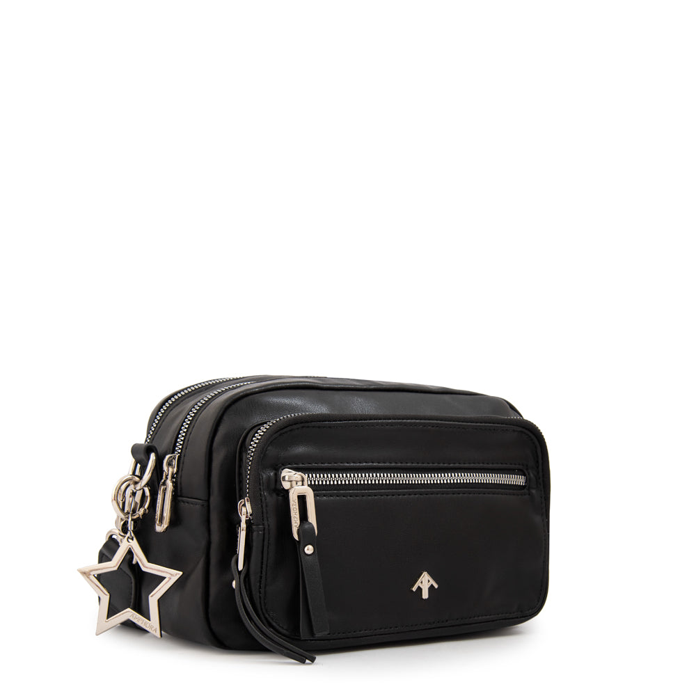 Cartera bandolera liliana mediana negro