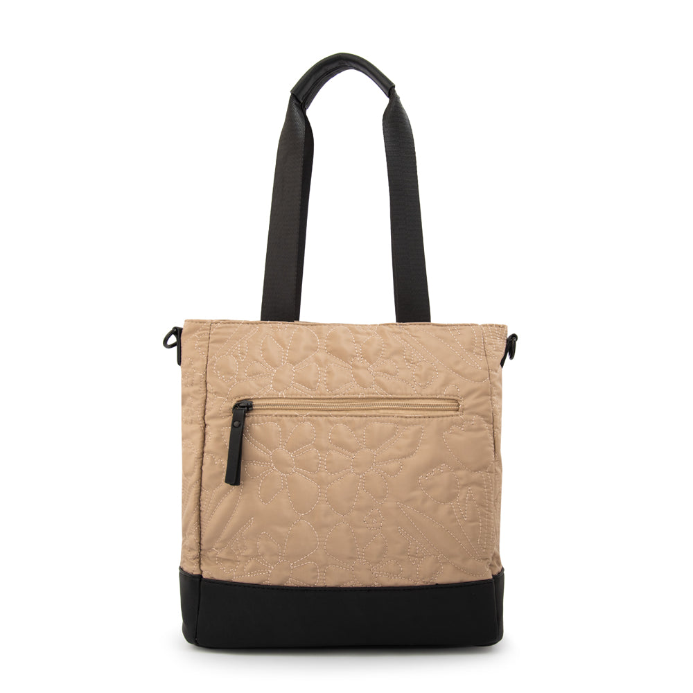 Cartera tote olga grande beige