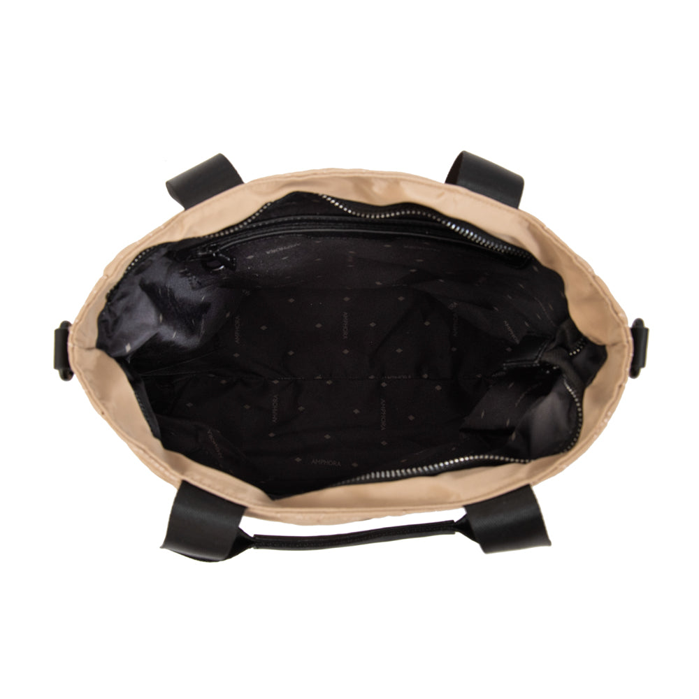 Cartera tote olga grande beige