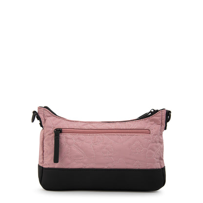 Cartera bandolera olga mediana rosa viejo