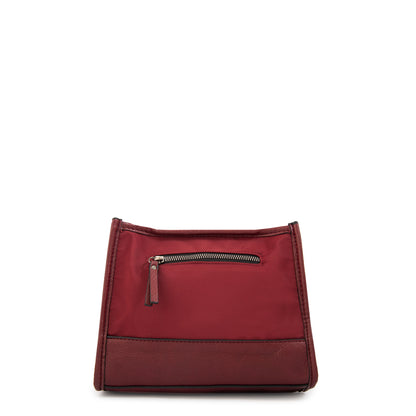 Cartera bandolera patricia pequeña burdeo