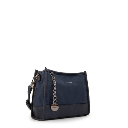 Cartera bandolera patricia pequeña azul oscuro