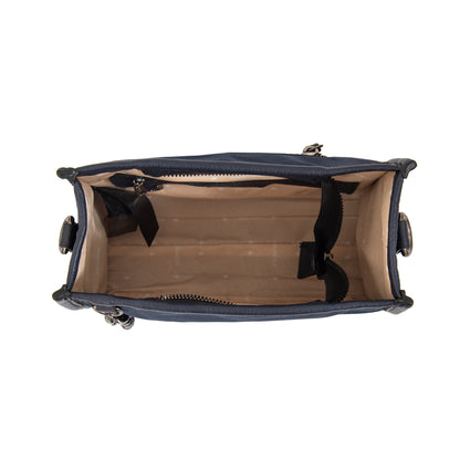 Cartera bandolera patricia pequeña azul oscuro