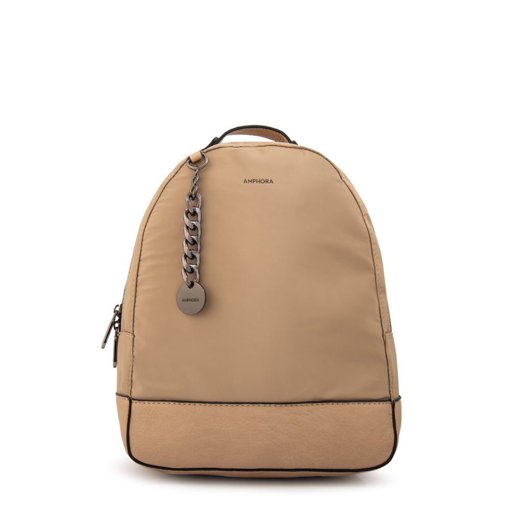 Mochila patricia mediana beige