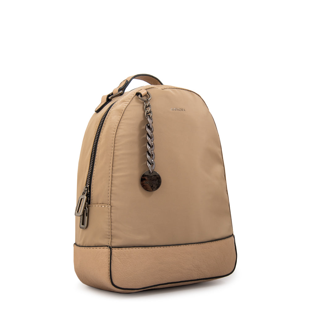 Mochila patricia mediana beige