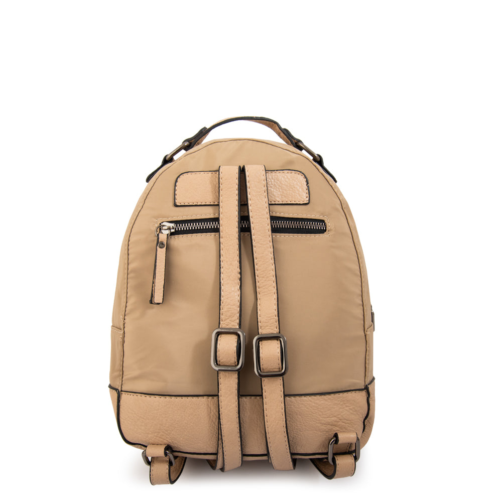 Mochila patricia mediana beige