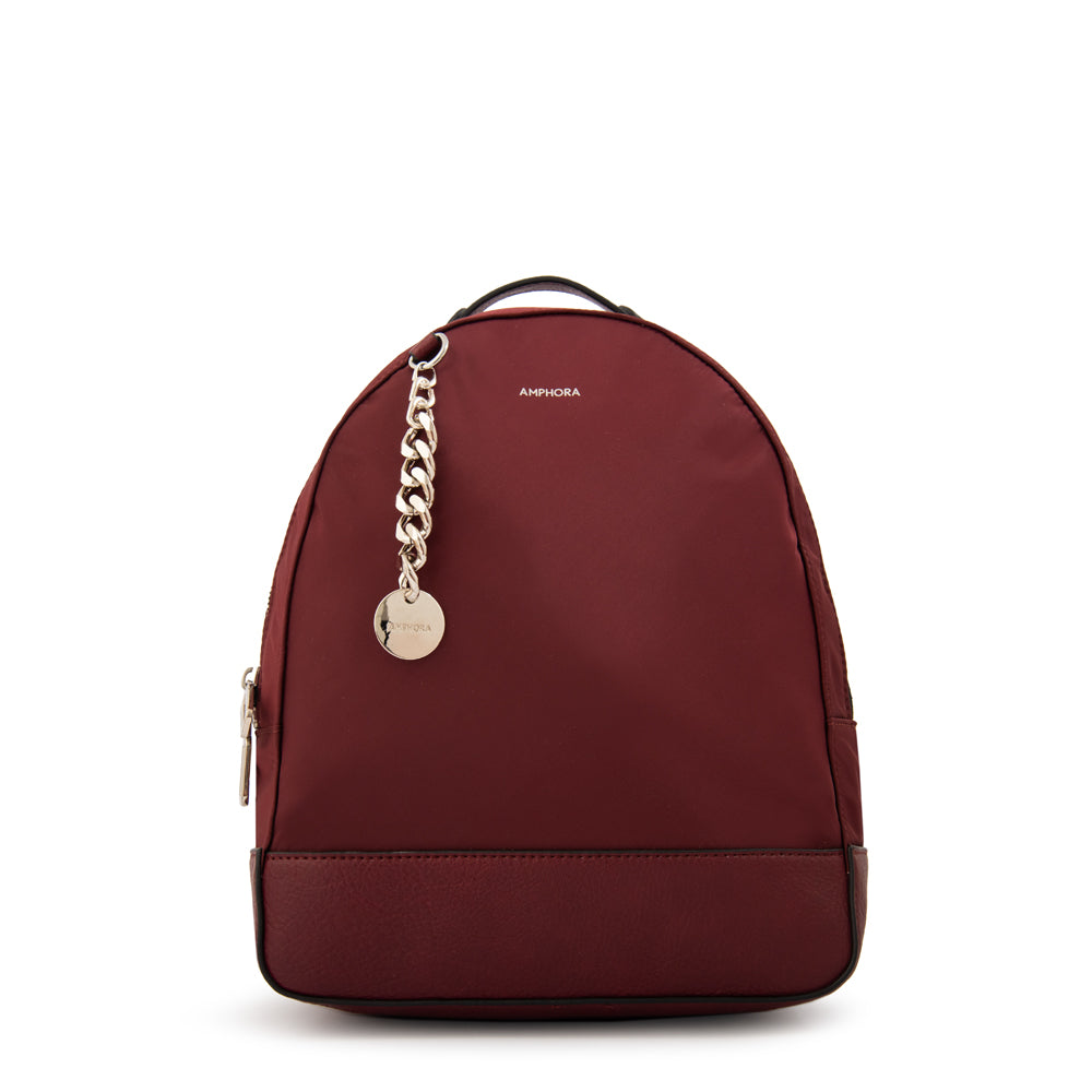 Mochila patricia mediana burdeo