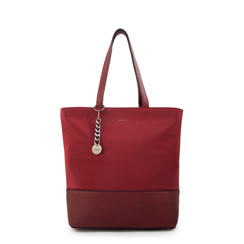 Cartera tote shopping patricia grande burdeo