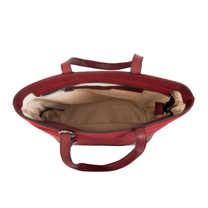 Cartera tote shopping patricia grande burdeo