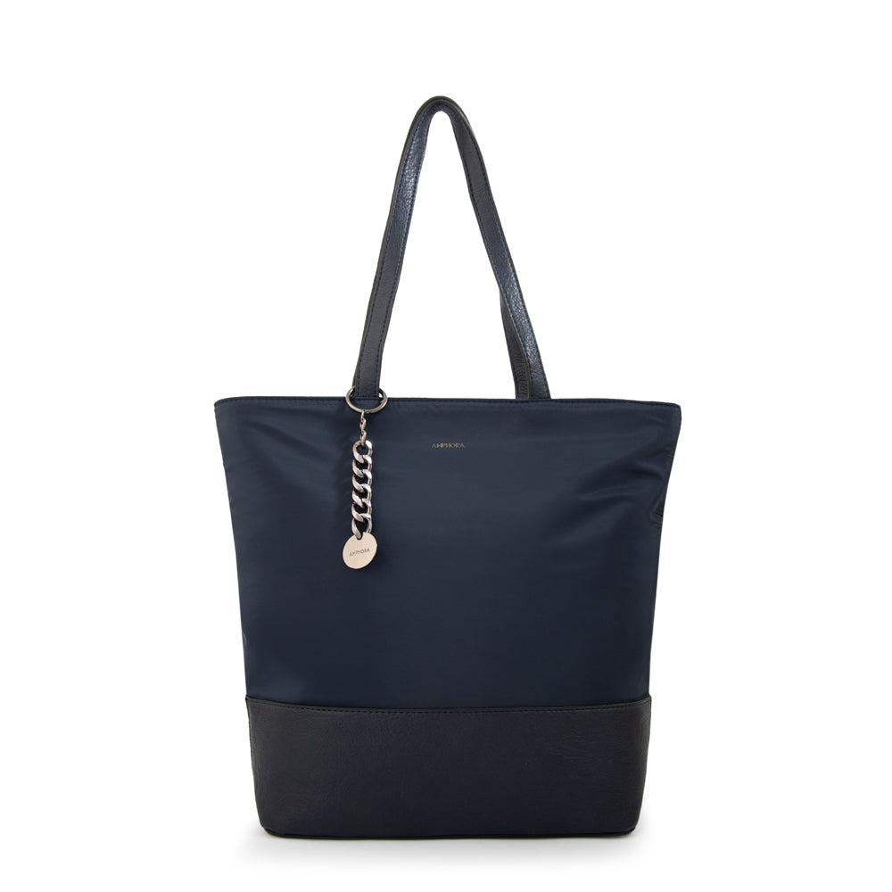 Cartera tote shopping patricia grande azul oscuro