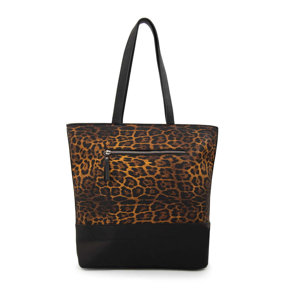 Cartera tote shopping patricia grande animal print