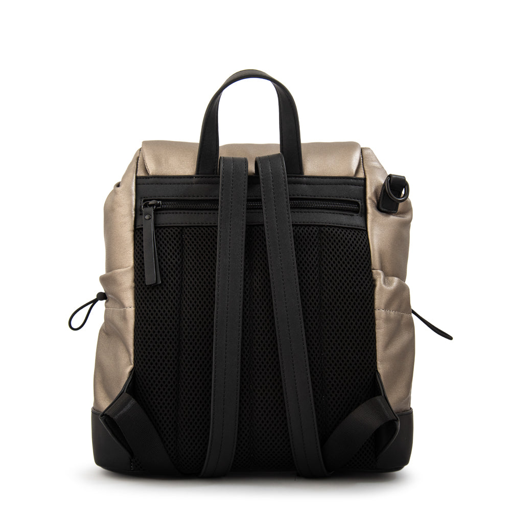 Mochila amaranta mediana plateado oscuro