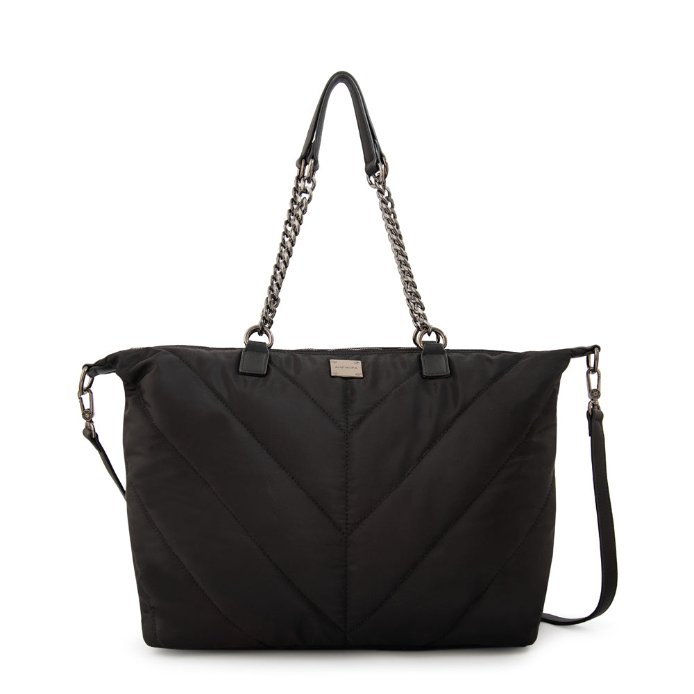 Cartera tote onix grande negro