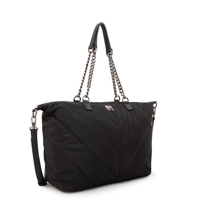 Cartera tote onix grande negro
