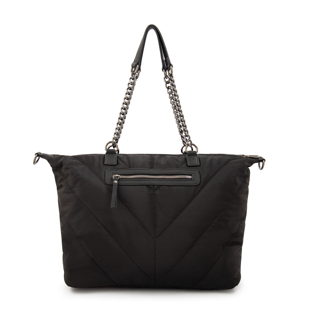 Cartera tote onix grande negro