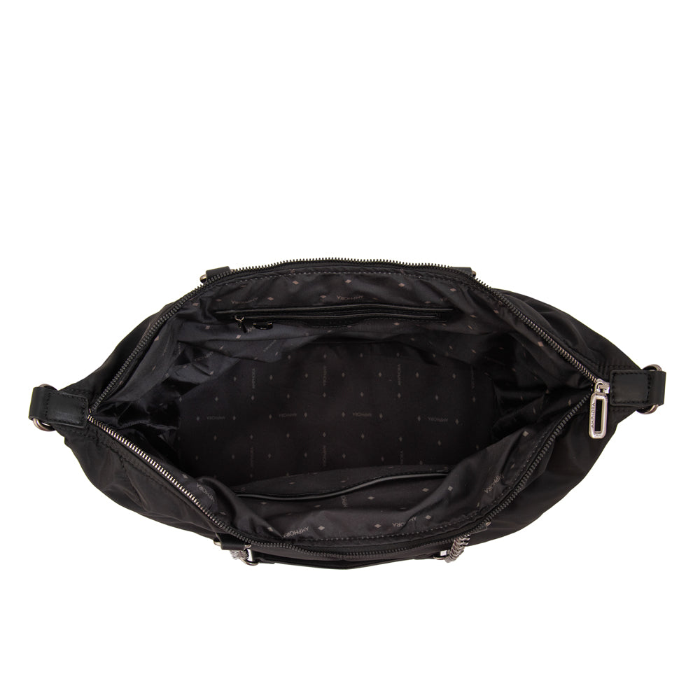 Cartera tote onix grande negro