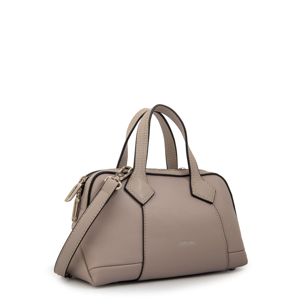 Cartera bandolera gabriela pequeña gris