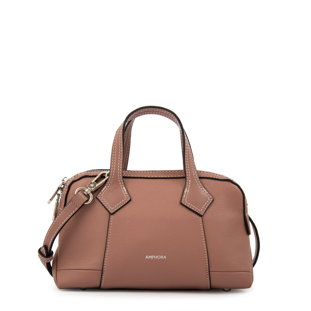 Cartera bandolera gabriela pequeña rosa viejo