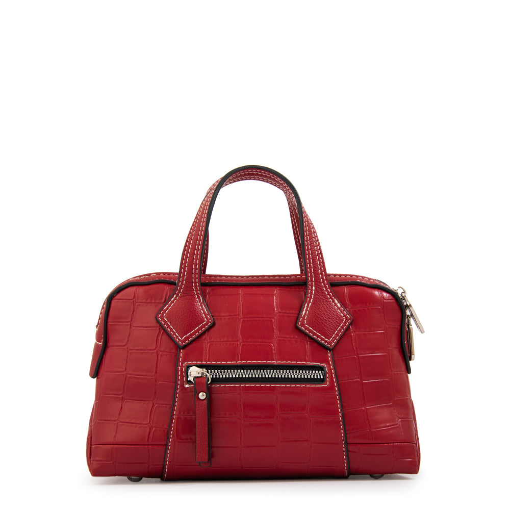 Cartera bandolera gabriela pequeña rojo
