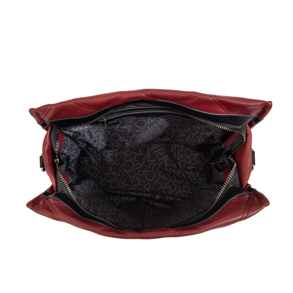 Cartera tote lexi grande burdeo