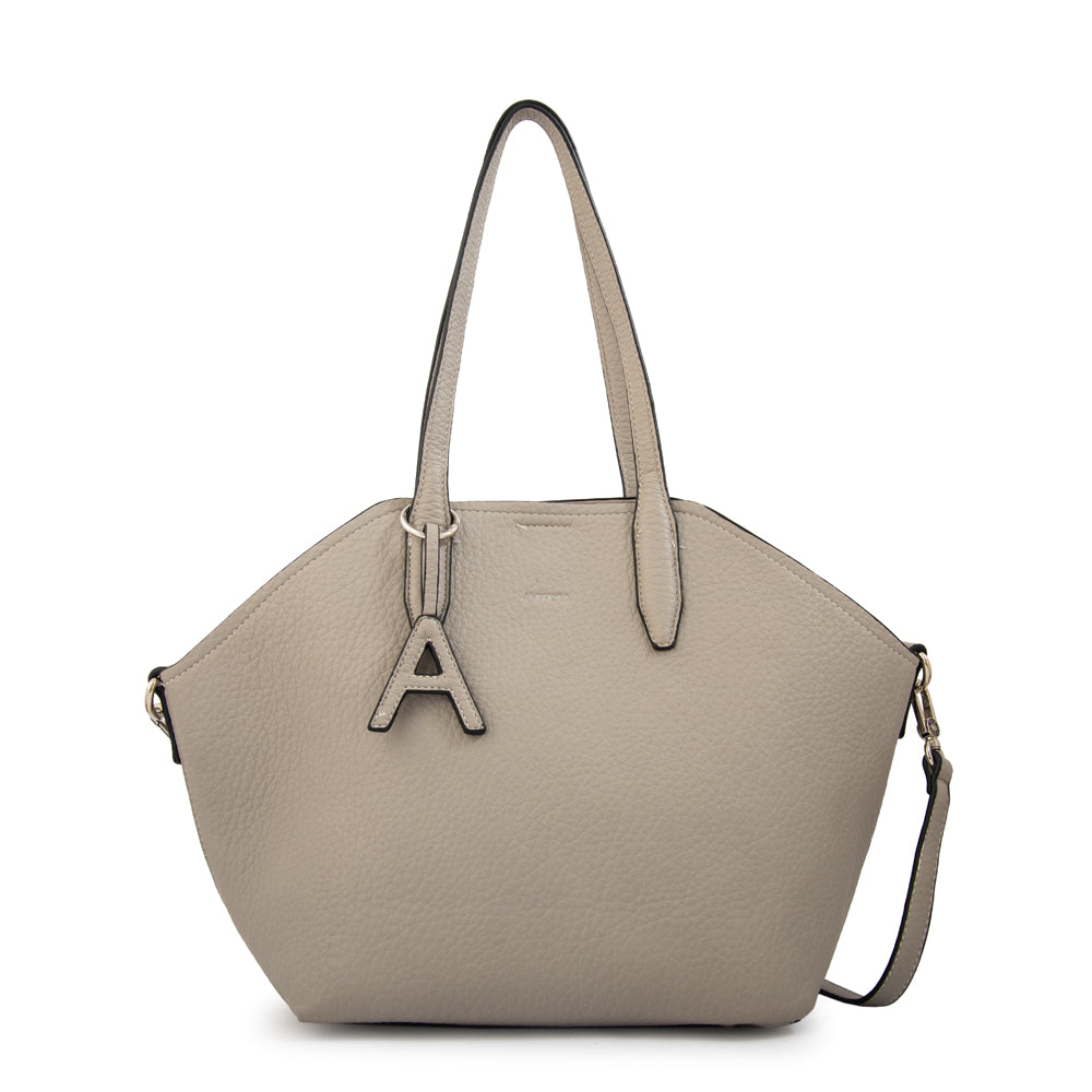 Cartera tote bote monique mediana gris