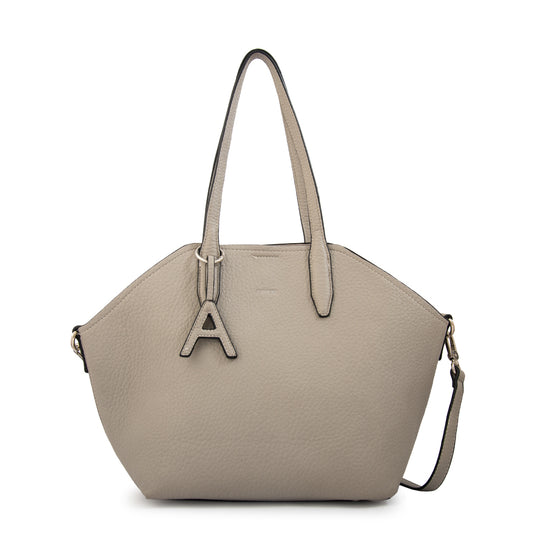 Cartera tote bote monique mediana gris