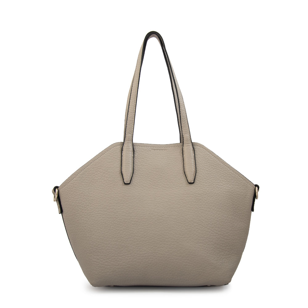 Cartera tote bote monique mediana gris