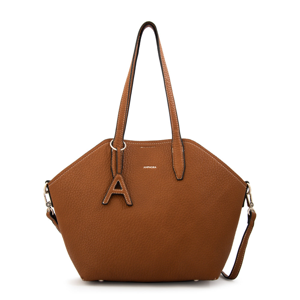 Cartera tote bote monique mediana café