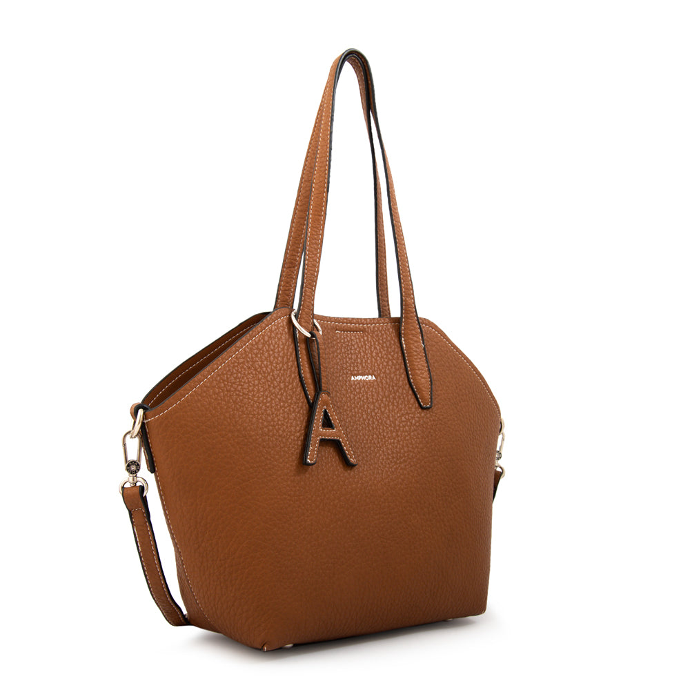 Cartera tote bote monique mediana café