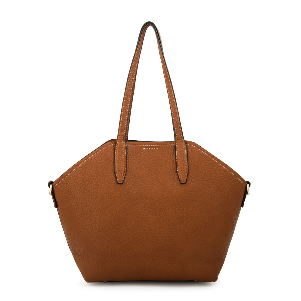 Cartera tote bote monique mediana café