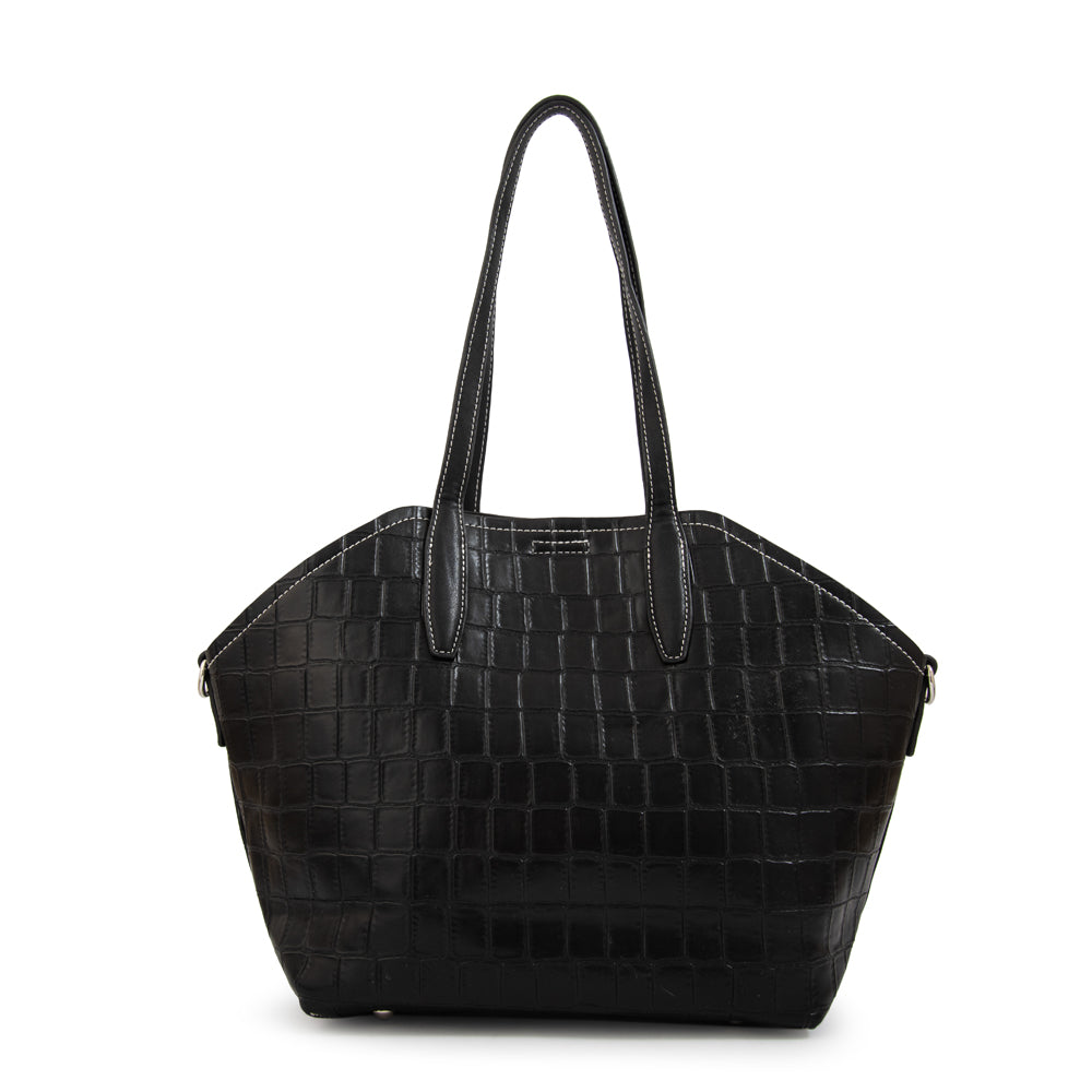 Cartera tote bote monique mediana negro