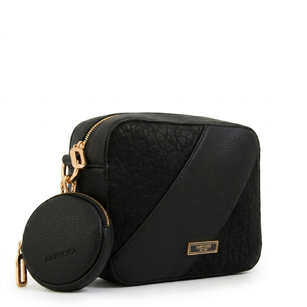 Cartera bandolera cloe pequeña negro