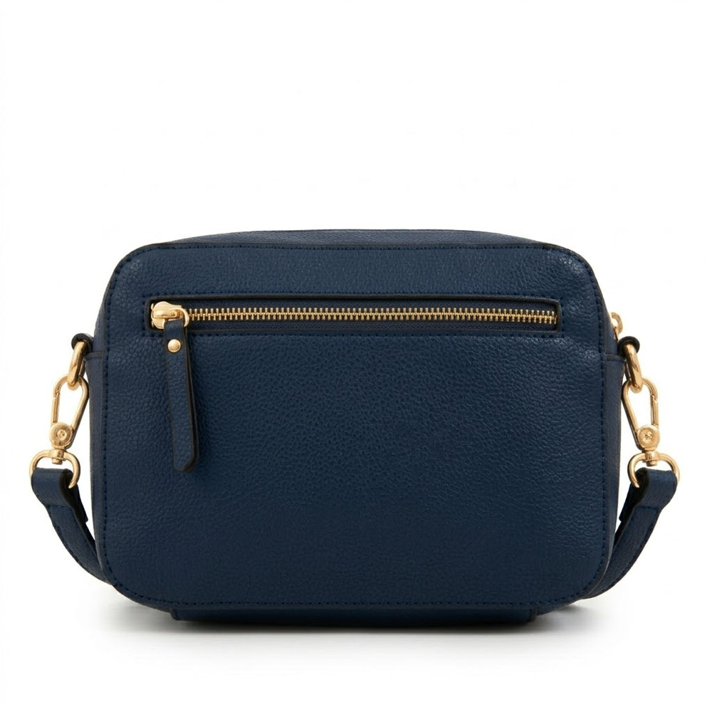 Cartera bandolera cloe pequeña azul oscuro