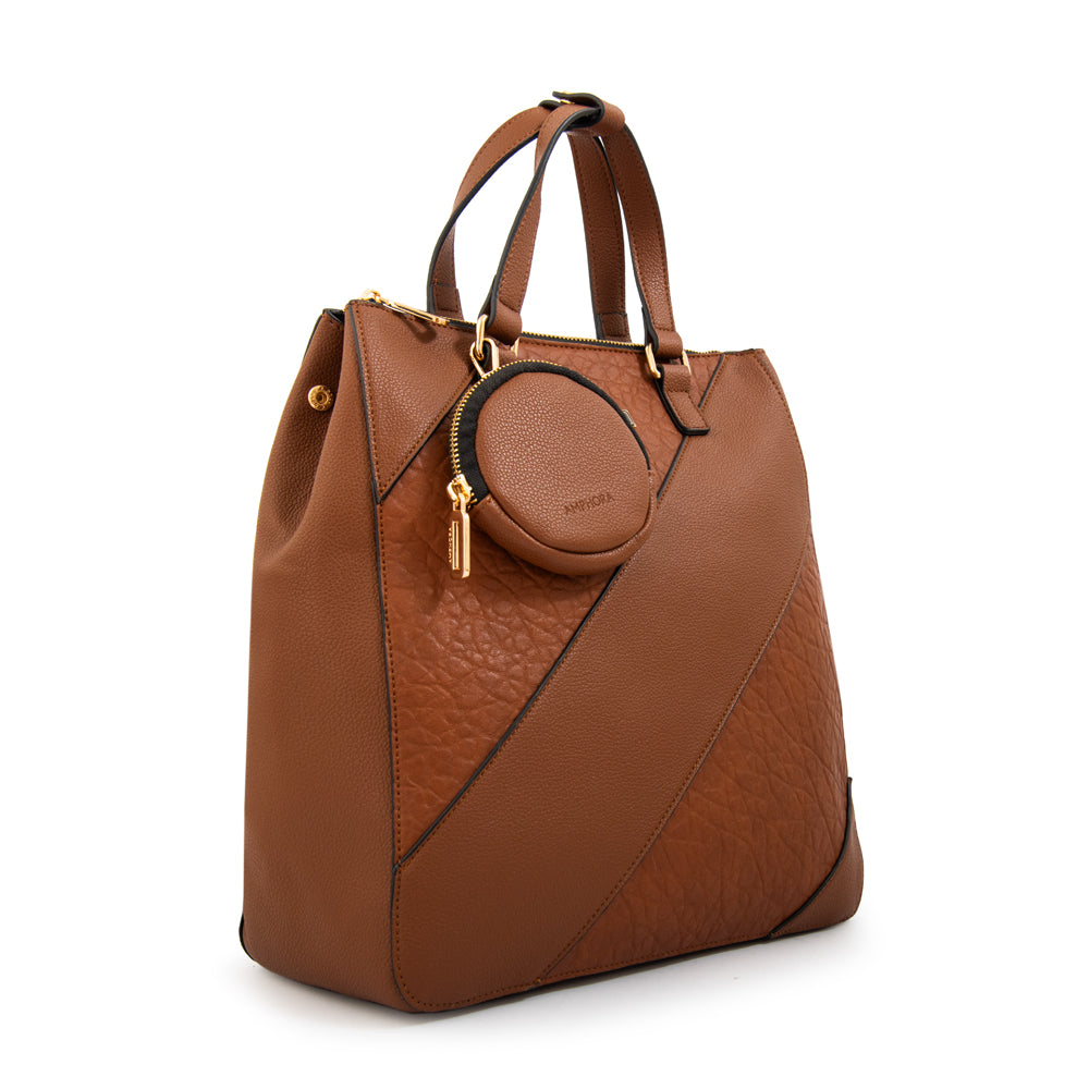 Mochila cloe mediana café – Amphora Chile
