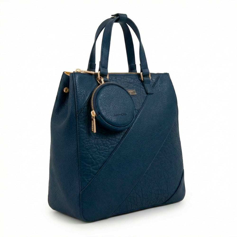 Mochila cloe mediana azul oscuro