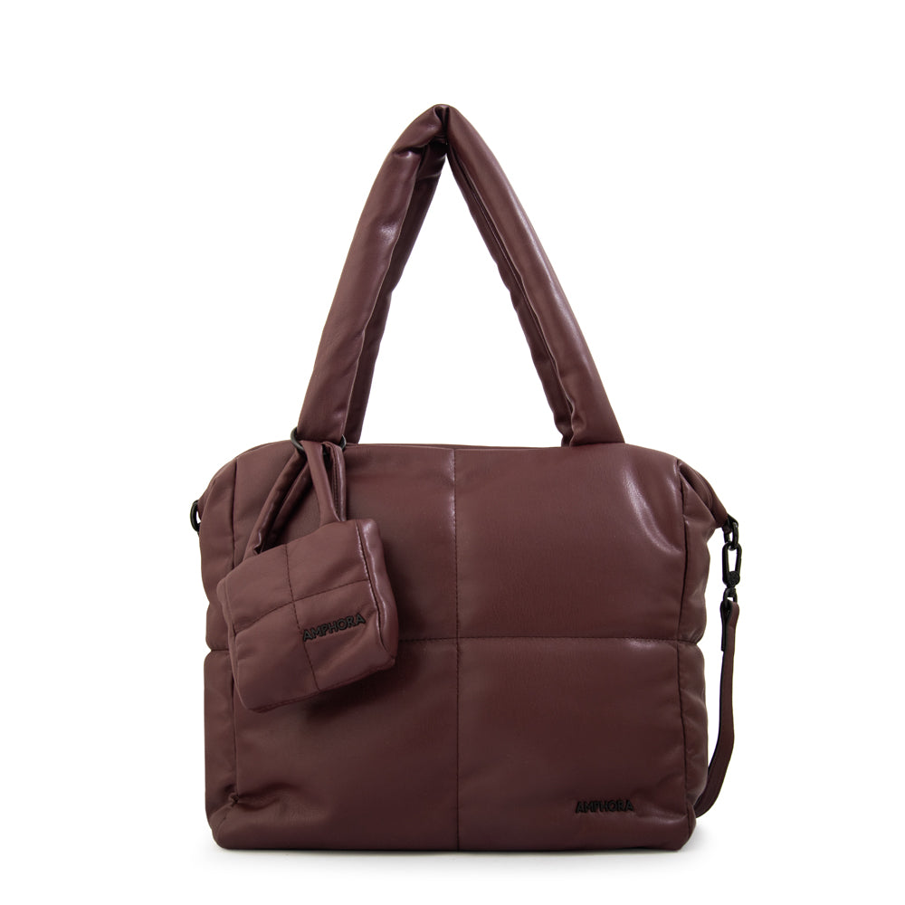 Cartera tote guyana burdeo