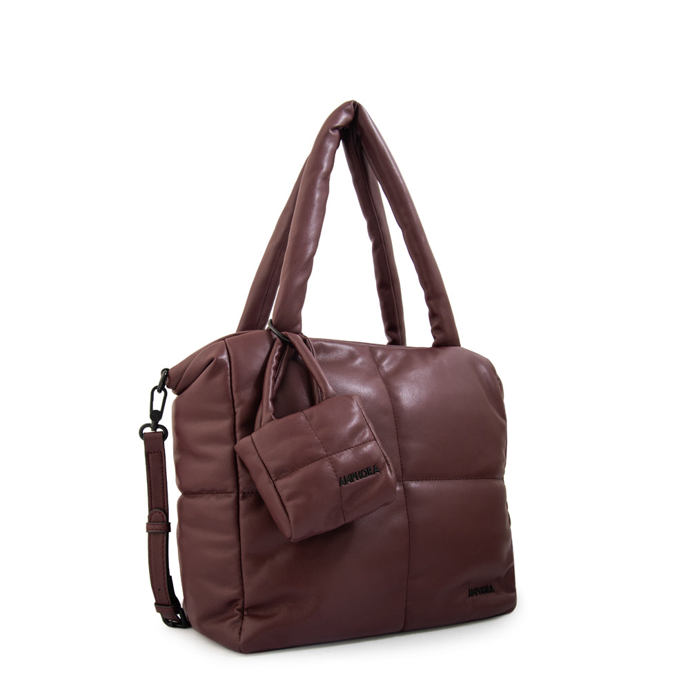 Cartera tote guyana burdeo