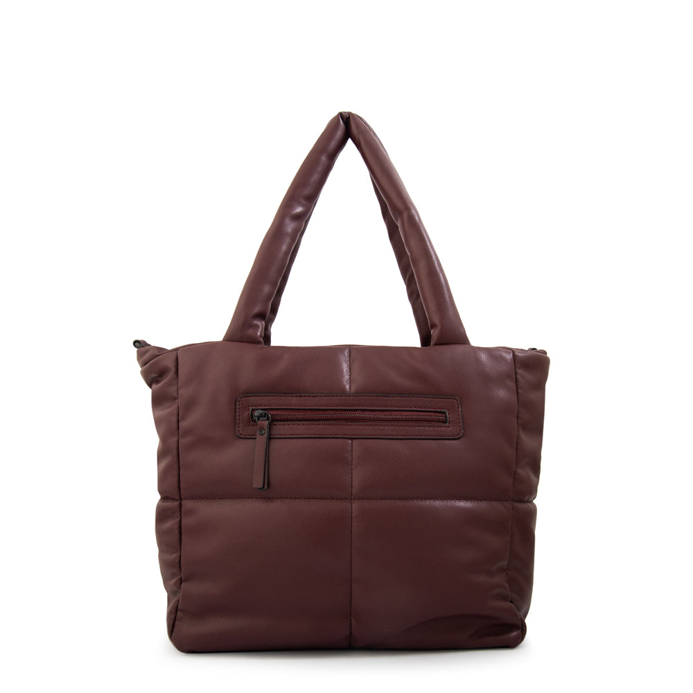 Cartera tote guyana burdeo