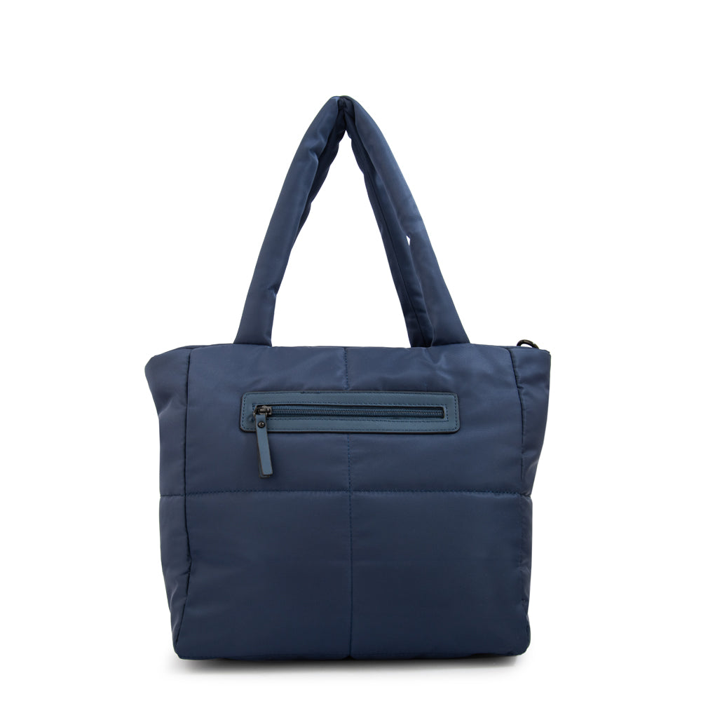 Cartera tote guyana azul oscuro
