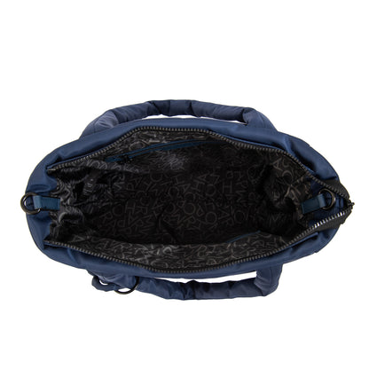 Cartera tote guyana azul oscuro